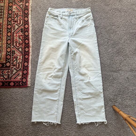 Madewell Denim - Madewell Perfect Vintage Wide Leg Crop Jeans